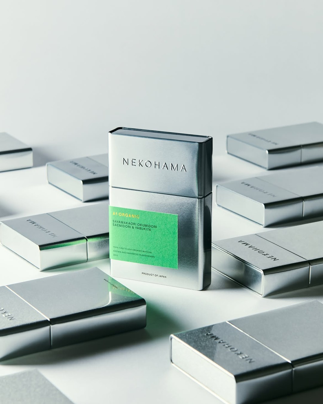 NEKOHAMA matcha brand project — visual 1