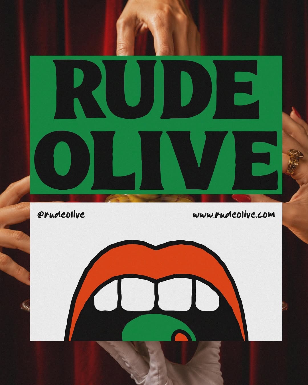 Rude Olive identity detail