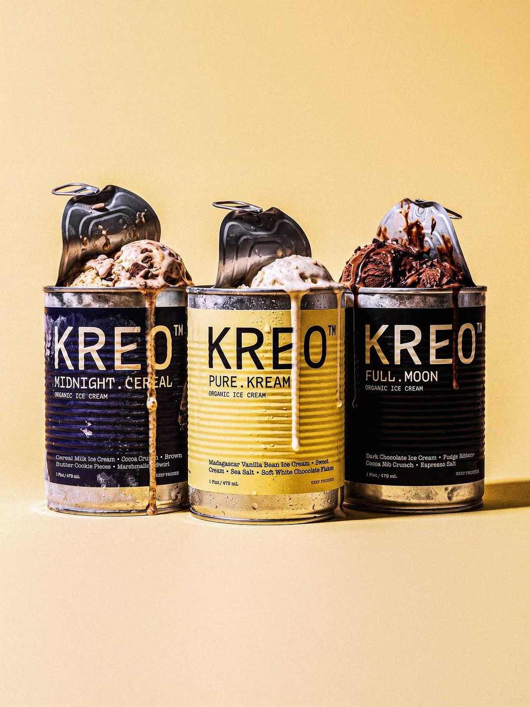 KREO ICE CREAM brand project — visual 1